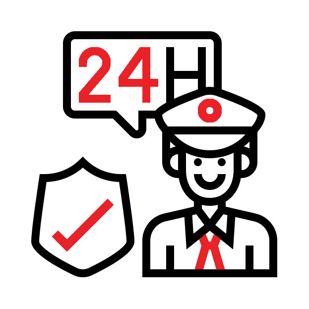 24-hour security